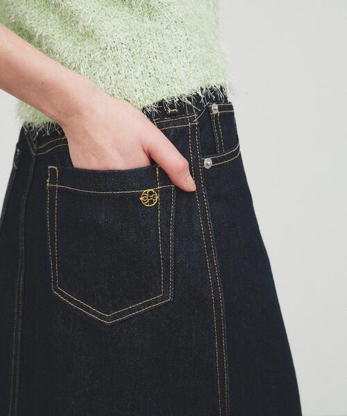 cloenc（クロエンス）の「【マシンウォッシュ】コットンデニムスカート（デニムスカート・レディース・ブルー/ブルー系その他・02/01/03）」の19枚目の写真