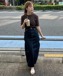 cloenc（クロエンス）の「コットンデニムスカート（デニムスカート）」