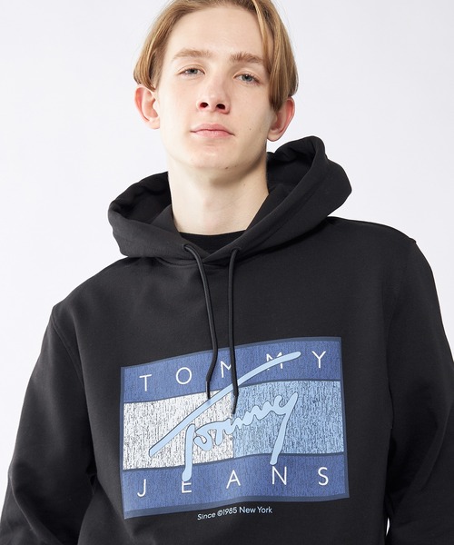 ■ ■JeansJeansラージ フラッグ ロゴ スウェット TOMMY JEANS トレーナー スウェット フラッグロゴスウェット