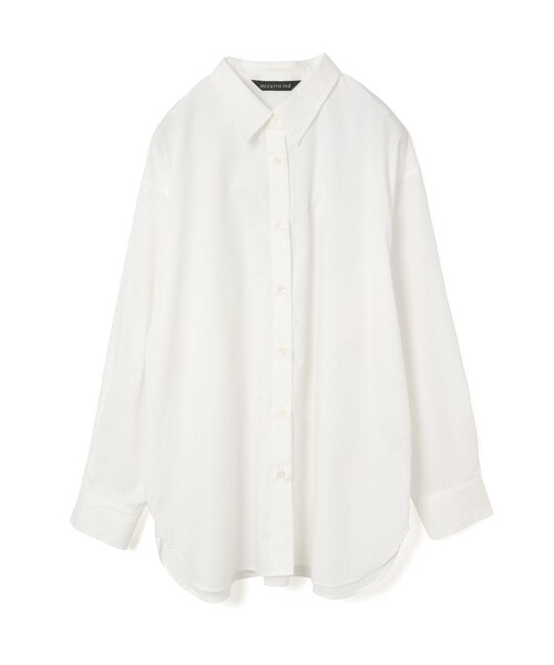 mizuiro ind メンズライクワイドシャツ（シャツ/ブラウス