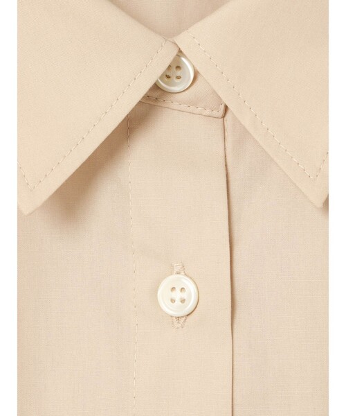 mizuiroind（ミズイロインド）の「mizuiro ind メンズライクワイドシャツ（シャツ/ブラウス・レディース・オフホワイト/ブラック/ライトグレー/ベージュ/ネイビー・FREE）」の8枚目の写真