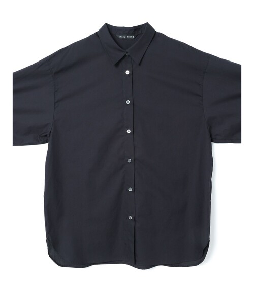 mizuiroind（ミズイロインド）の「mizuiro ind メンズライクワイドシャツ（シャツ/ブラウス・レディース・オフホワイト/ブラック/ライトグレー/ベージュ/ネイビー・FREE）」の21枚目の写真