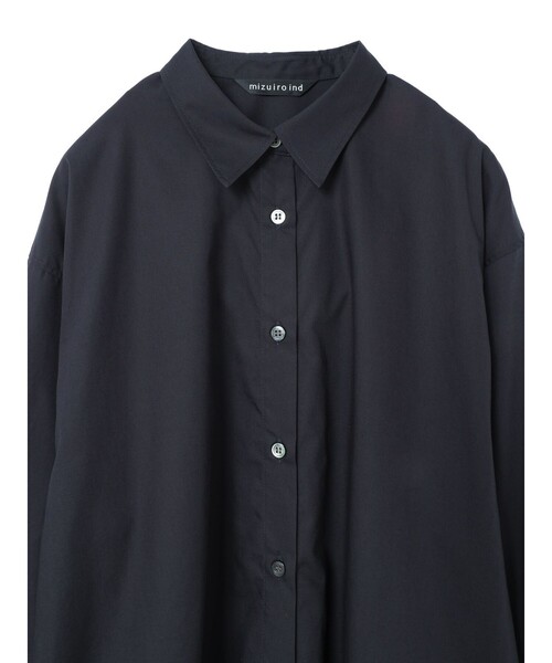 mizuiroind（ミズイロインド）の「mizuiro ind メンズライクワイドシャツ（シャツ/ブラウス・レディース・オフホワイト/ブラック/ライトグレー/ベージュ/ネイビー・FREE）」の22枚目の写真