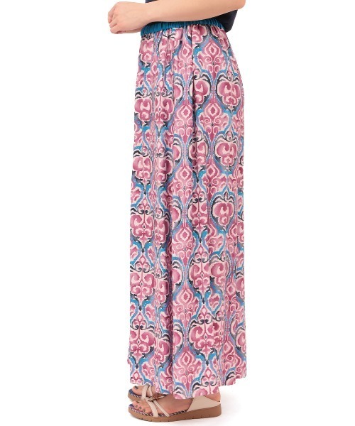 チチカカ（チチカカ）の「オリエンタルプリントワイドパンツ（その他パンツ・レディース・オレンジ/ベージュ/パープル・FREE）」の10枚目の写真