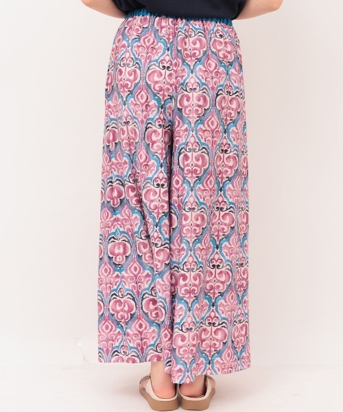 チチカカ（チチカカ）の「オリエンタルプリントワイドパンツ（その他パンツ・レディース・オレンジ/ベージュ/パープル・FREE）」の11枚目の写真