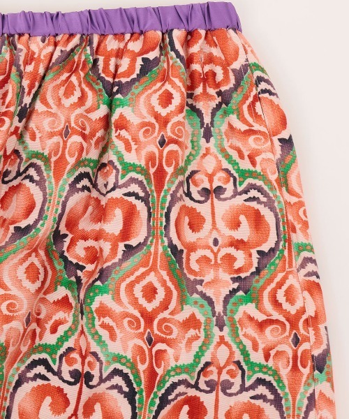 チチカカ（チチカカ）の「オリエンタルプリントワイドパンツ（その他パンツ・レディース・オレンジ/ベージュ/パープル・FREE）」の18枚目の写真