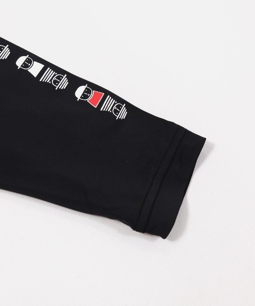 Picone CLUB（ピッコーネクラブ）の「UV冷却ネックポイントプルオーバー（Tシャツ/カットソー・レディース・ホワイト/ブラック・S/M/L）」の9枚目の写真