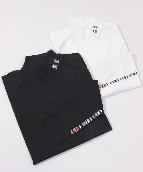 Picone CLUB（ピッコーネクラブ）の「UV冷却ネックポイントプルオーバー（Tシャツ/カットソー・レディース・ホワイト/ブラック・S/M/L）」の11枚目の写真
