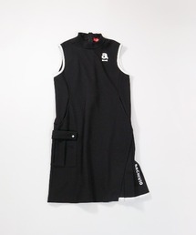 <LADIES>ポイントプリーツノースリワンピース