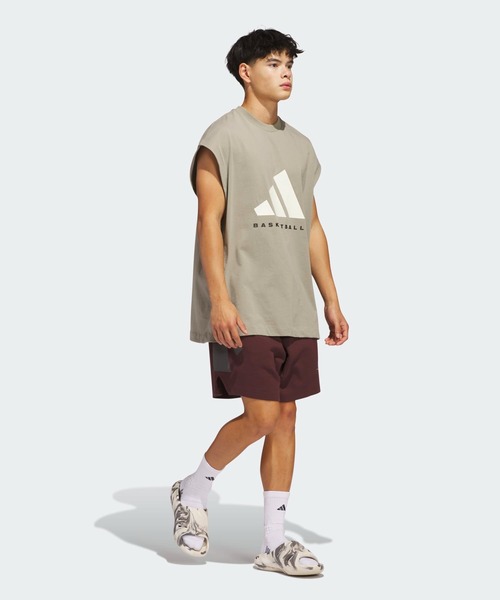 アディダス バスケットボール ノースリーブTシャツ（ジェンダー