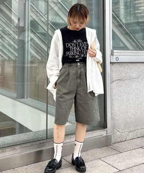 GOOD ROCK SPEED（グッドロックスピード）の「(CREOLME)GOOD ROCK SPEED/NYC H/S TEE（Tシャツ/カットソー・レディース・ホワイト/グレー/ブラック・ONE SIZE）」の11枚目の写真