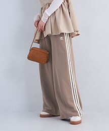 ＜adidas Originals＞スリーストライプス ルーズ フレンチテリー ワイドレッグ パンツ