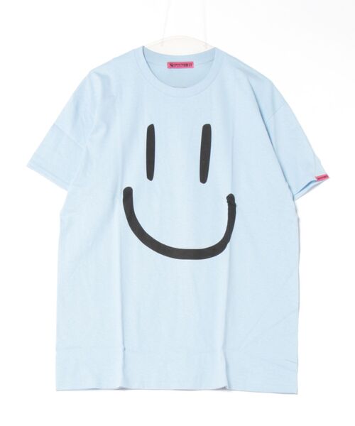 September(セプテンバー)の「【8】【SEPTEMBER(セプテンバー)】Smile(Tシャツ/カットソー・レディース・ホワイト/サックスブルー/ブラック・SMALL/MEDIUM)」の1枚目の写真