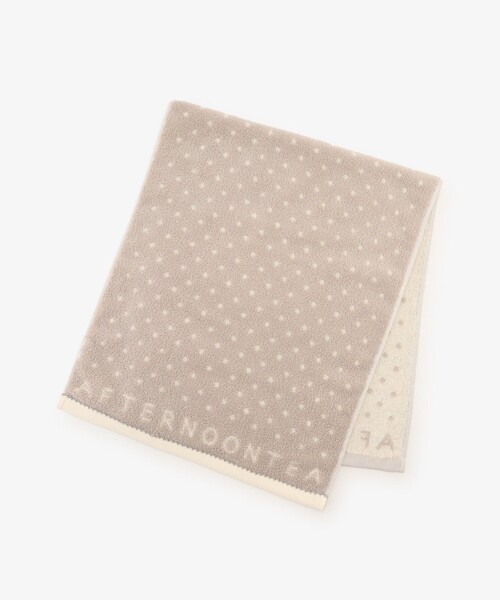 Afternoon Tea(アフタヌーンティー)の「ロゴ抗菌フェイスタオル(タオル・レディース・グレー・ONE SIZE)」の2枚目の写真