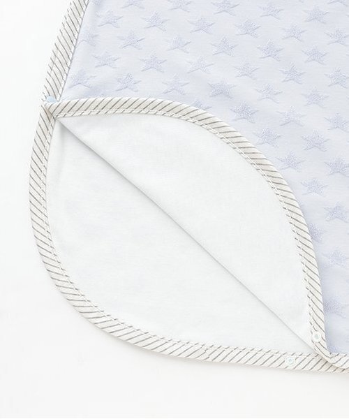 Sophie la girafe（ソフィーラジラフ）の「スタージャカードスリーパー【日本製】（おくるみ・キッズ・ブルー/オフホワイト・F）」の10枚目の写真