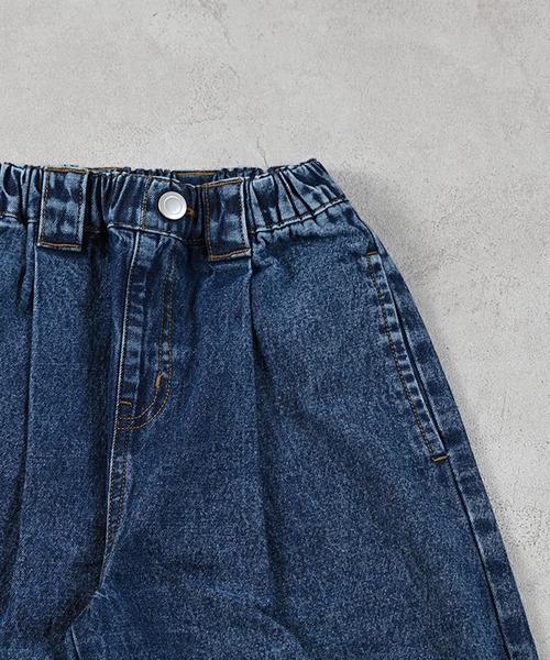 MARKEY'S(マーキーズ)の「デニムコクーンタックパンツ(デニムパンツ・キッズ・ブルー・90/100/110/120/130/140/150)」の7枚目の写真