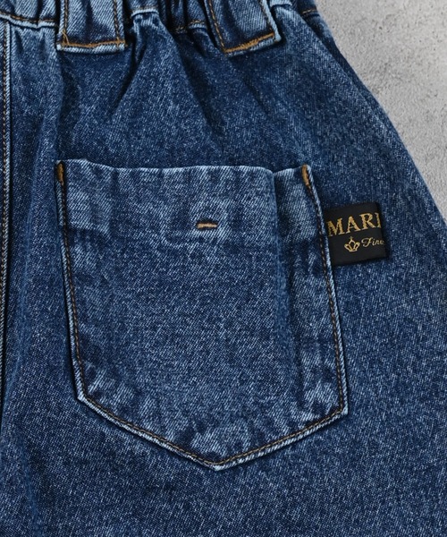 MARKEY'S(マーキーズ)の「デニムコクーンタックパンツ(デニムパンツ・キッズ・ブルー・90/100/110/120/130/140/150)」の9枚目の写真