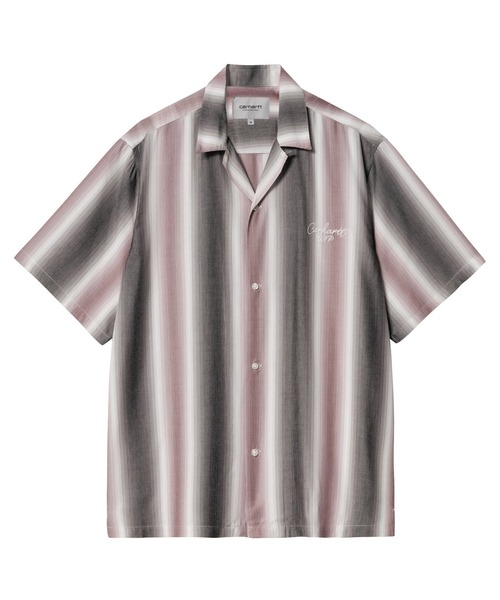Carhartt WIP(カーハートダブリューアイピー)の「Carhartt WIP/カーハートダブリューアイピー S/S DASHNER SHIRT 半袖シャツ I034540(シャツ/ブラウス・メンズ・グレー/グリーン・M/L/XL)」の2枚目の写真