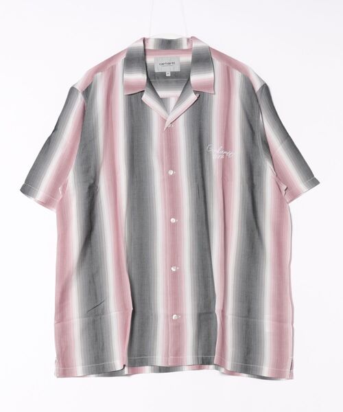 Carhartt WIP(カーハートダブリューアイピー)の「Carhartt WIP/カーハートダブリューアイピー S/S DASHNER SHIRT 半袖シャツ I034540(シャツ/ブラウス・メンズ・グレー/グリーン・M/L/XL)」の6枚目の写真