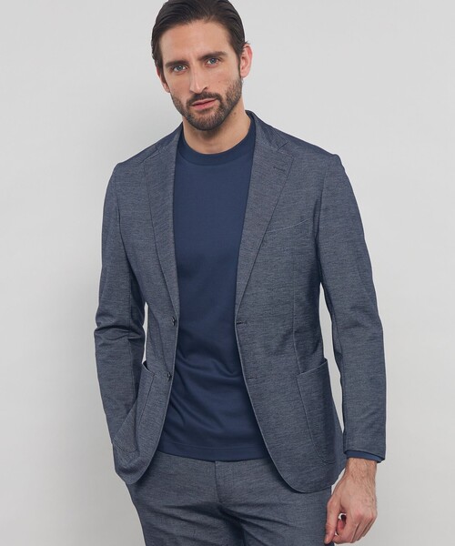 MACKINTOSH LONDON ネイビー 春夏ジャージージャケット MACKINTOSH LONDON ネイビー 春夏ジャージージャケット