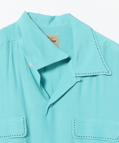 BEAMS BOY（ビームスボーイ）の「STYLE EYES / BOWLING L/S SHIRTS（シャツ/ブラウス・レディース・ライトブルー/ブラウン・MEDIUM）」の7枚目の写真