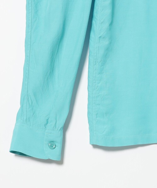 BEAMS BOY（ビームスボーイ）の「STYLE EYES / BOWLING L/S SHIRTS（シャツ/ブラウス・レディース・ライトブルー/ブラウン・MEDIUM）」の8枚目の写真