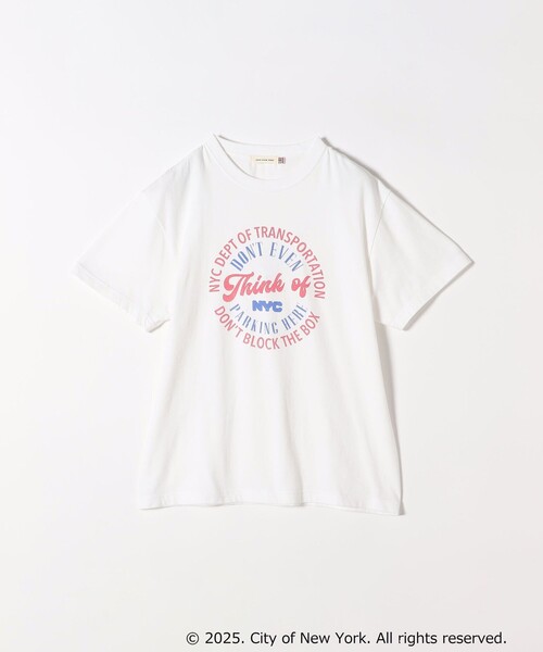 tシャツ GOOD ROCK SPEED:「洗濯機可能」NYC カラー ロゴ プリント TEE レディース GOOD ROCK SPEED:〈洗濯機可能〉NYC カラー ロゴ プリント TEE