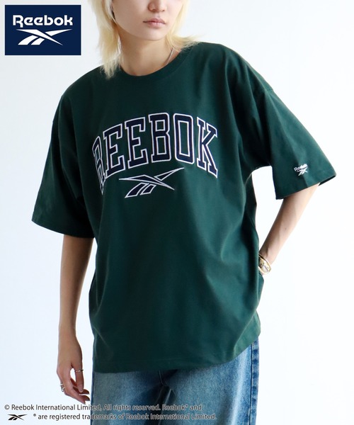 Reebok(リーボック)の「【Reebok/リーボック】ワッペン刺繍 バックロゴ 半袖Tシャツ(Tシャツ/カットソー・メンズ・サックスブルー/グリーン系その他/グリーン/グレー/ブラック/グレイッシュベージュ/ダークブルー/ブラック系その他・LL/L/M)」の6枚目の写真