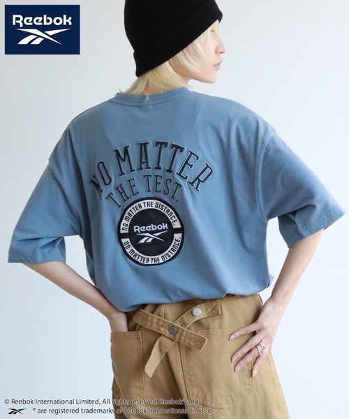 Reebok(リーボック)の「【Reebok/リーボック】ワッペン刺繍 バックロゴ 半袖Tシャツ(Tシャツ/カットソー・メンズ・サックスブルー/グリーン系その他/グリーン/グレー/ブラック/グレイッシュベージュ/ダークブルー/ブラック系その他・LL/L/M)」の7枚目の写真
