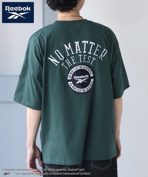 Reebok(リーボック)の「【Reebok/リーボック】ワッペン刺繍 バックロゴ 半袖Tシャツ(Tシャツ/カットソー・メンズ・サックスブルー/グリーン系その他/グリーン/グレー/ブラック/グレイッシュベージュ/ダークブルー/ブラック系その他・LL/L/M)」の5枚目の写真