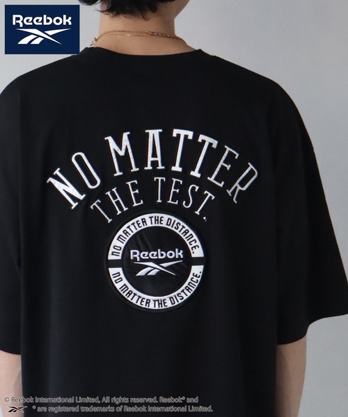 Reebok(リーボック)の「【Reebok/リーボック】ワッペン刺繍 バックロゴ 半袖Tシャツ(Tシャツ/カットソー・メンズ・サックスブルー/グリーン系その他/グリーン/グレー/ブラック/グレイッシュベージュ/ダークブルー/ブラック系その他・LL/L/M)」の1枚目の写真