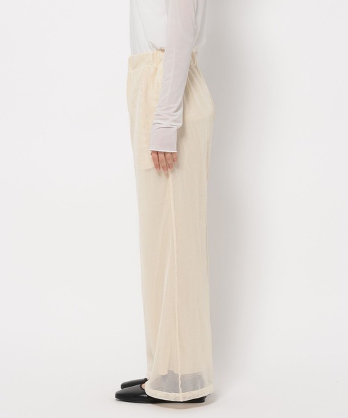 LOWRYS FARM(ローリーズファーム)の「メッシュフレアパンツ 321157(その他パンツ・レディース・アイボリー/ブラック/ブラウン・FREE)」の10枚目の写真