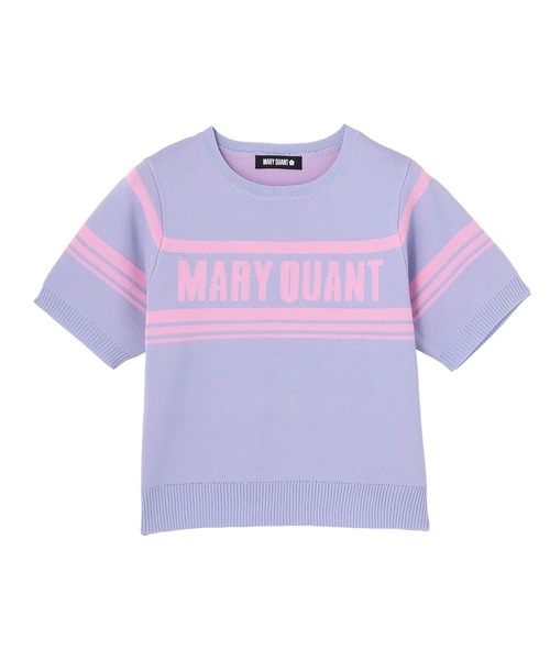 マリークヮントロゴラインニット プルオーバー ロゴラインニットプルオーバー - #MARYQUANT #NEWITEMS #マリー