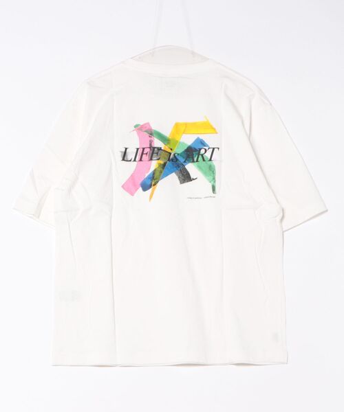 FRANKLIN & MARSHALL(フランクリンマーシャル)の「【RS】【SIXSENCERECORD×FRANKLIN & MARSHALL】BACKプリントS/S TEE(Tシャツ/カットソー・レディース・ホワイト/ブラック・LARGE/MEDIUM)」の3枚目の写真