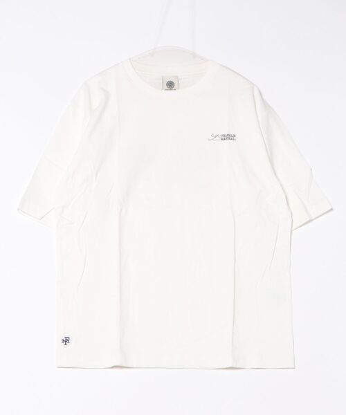 FRANKLIN & MARSHALL(フランクリンマーシャル)の「【RS】【SIXSENCERECORD×FRANKLIN & MARSHALL】BACKプリントS/S TEE(Tシャツ/カットソー・レディース・ホワイト/ブラック・LARGE/MEDIUM)」の10枚目の写真
