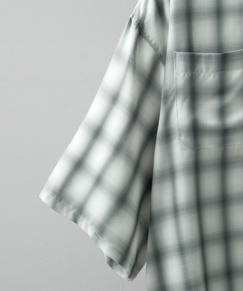 RUUBON(ルーボン)の「【RUUBON】double pocket box shirt / ダブルポケットボックスシャツ(シャツ/ブラウス・メンズ・ブラック系1/グレー系1/ブルー系1/チャコールグレー・S/M/L)」の10枚目の写真