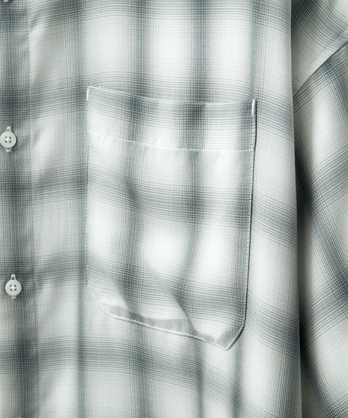 RUUBON(ルーボン)の「【RUUBON】double pocket box shirt / ダブルポケットボックスシャツ(シャツ/ブラウス・メンズ・ブラック系1/グレー系1/ブルー系1/チャコールグレー・S/M/L)」の11枚目の写真