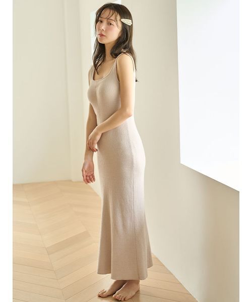 スナイデルホーム カーディガン＆タンクワンピース SNIDEL HOME｜【FIRST BEAUTY HOME DRESS】カーディガン&タンク