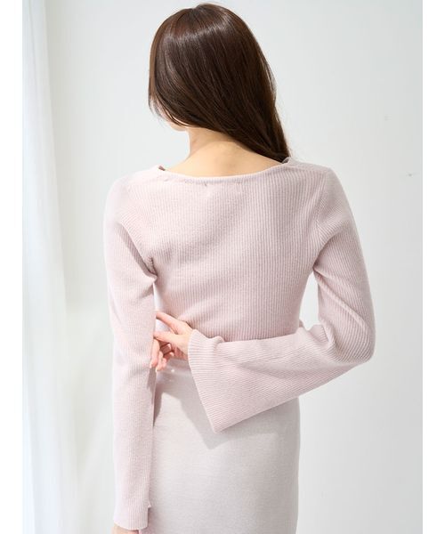 Snidel カーディガン&タンクワンピースセット ピンク セール】【FIRST BEAUTY HOME DRESS】カーディガン&タンク