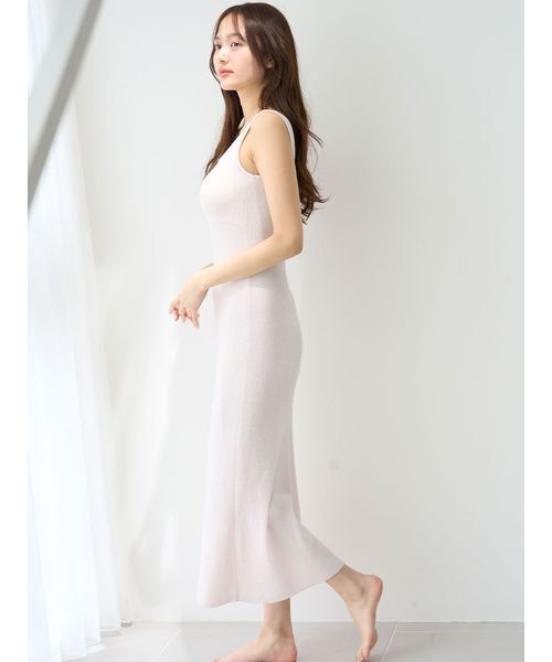 SNIDEL HOME(スナイデルホーム)の「【FIRST BEAUTY HOME DRESS】カーディガン&タンクワンピースセット(ルームワンピース・レディース・イエロー/オフホワイト/ライトピンク/ライトブルー・FREE)」の22枚目の写真