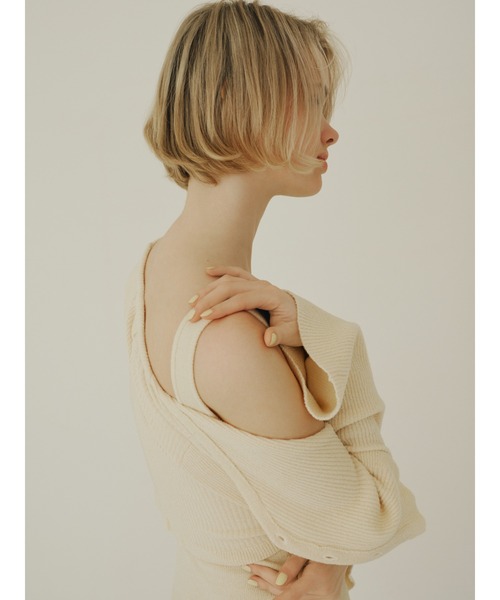 スナイデルホーム　ショートカーディガン　ワンピース　セット商品　snidel セール】カーディガン×ワンピースセット（ルームウェア/パジャマ