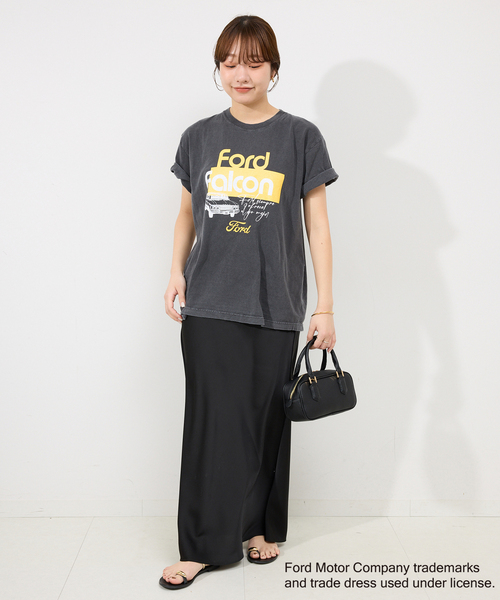 GOOD ROCK SPEED（グッドロックスピード）の「GOOD ROCK SPEED SLOBE別注 FORD FALCON TEE（Tシャツ/カットソー・レディース・ライトグレー/ホワイト・FREE）」の12枚目の写真