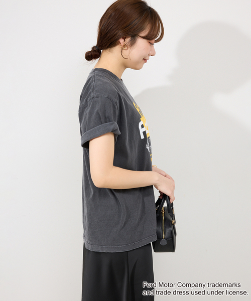 GOOD ROCK SPEED（グッドロックスピード）の「GOOD ROCK SPEED SLOBE別注 FORD FALCON TEE（Tシャツ/カットソー・レディース・ライトグレー/ホワイト・FREE）」の16枚目の写真