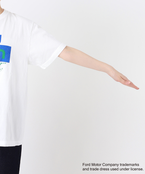 GOOD ROCK SPEED（グッドロックスピード）の「GOOD ROCK SPEED SLOBE別注 FORD FALCON TEE（Tシャツ/カットソー・レディース・ライトグレー/ホワイト・FREE）」の3枚目の写真