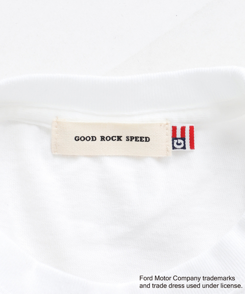 GOOD ROCK SPEED（グッドロックスピード）の「GOOD ROCK SPEED SLOBE別注 FORD FALCON TEE（Tシャツ/カットソー・レディース・ライトグレー/ホワイト・FREE）」の6枚目の写真