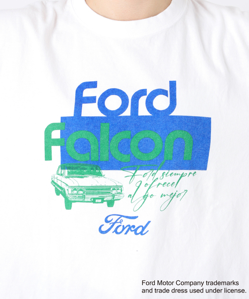 GOOD ROCK SPEED（グッドロックスピード）の「GOOD ROCK SPEED SLOBE別注 FORD FALCON TEE（Tシャツ/カットソー・レディース・ライトグレー/ホワイト・FREE）」の7枚目の写真