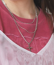 BLANK　（ブランク）の「▲y2k Cross Design Necklace / クロスデザインネックレス（ネックレス）」