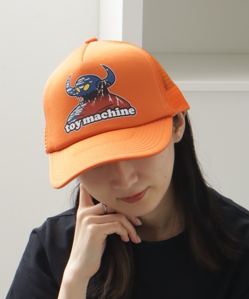 TOY MACHINE(トイ マシーン)の「【TOY MACHINE/トイマシーン】 TMC MONSTER TRUCKER CAP / トラッカー キャップ(キャップ・メンズ・ブラック/オリーブ/オレンジ・57~59cm)」の3枚目の写真