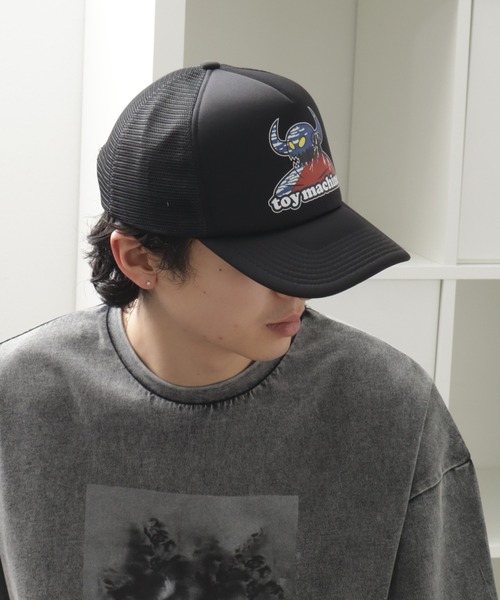 TOY MACHINE(トイ マシーン)の「【TOY MACHINE/トイマシーン】 TMC MONSTER TRUCKER CAP / トラッカー キャップ(キャップ・メンズ・ブラック/オリーブ/オレンジ・57~59cm)」の5枚目の写真