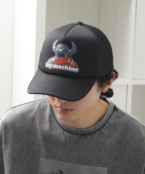 TOY MACHINE(トイ マシーン)の「【TOY MACHINE/トイマシーン】 TMC MONSTER TRUCKER CAP / トラッカー キャップ(キャップ・メンズ・ブラック/オリーブ/オレンジ・57~59cm)」の6枚目の写真
